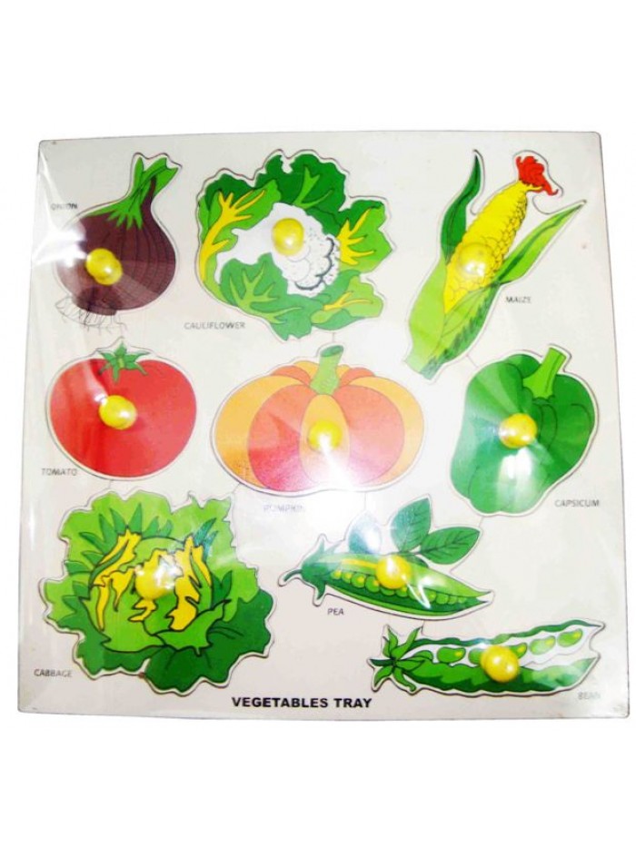 Wooden 3D Vegetable Tray