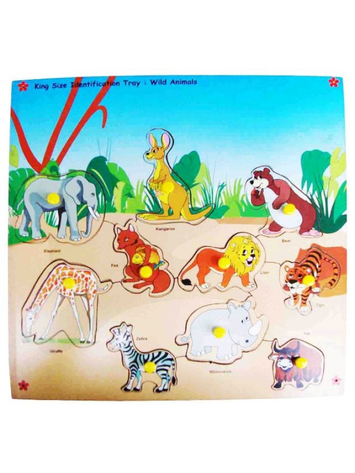 Wooden Wild Animal Puzzle