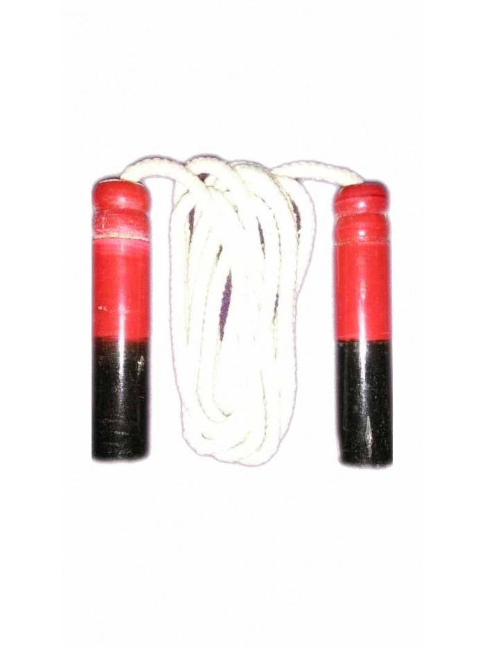 Cotton Skipping Rope with Wooden Handle Pro