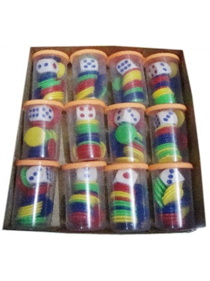 Ludo coins with dice