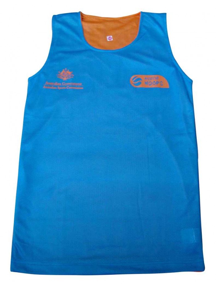 Basketball Reversible Bibs in Mesh 100% Polyester